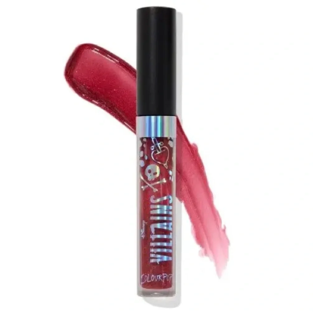 Colourpop Disney Villains Ultra Glossy Lip Gloss Bad Apple Cranberry Red NWOB